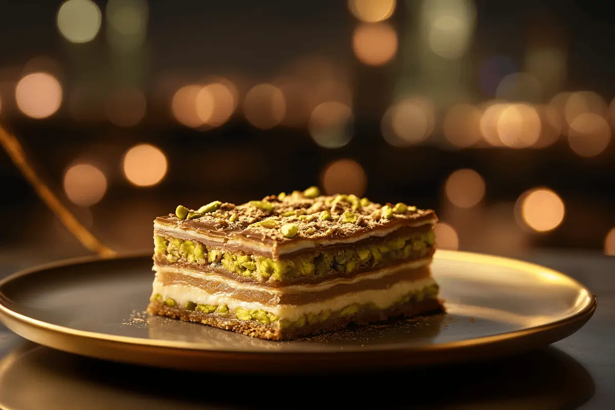 Dubai Chocolate Bar with Pistachio Filling and Kataifi